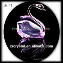 K9 Pink Crystal Swan A041